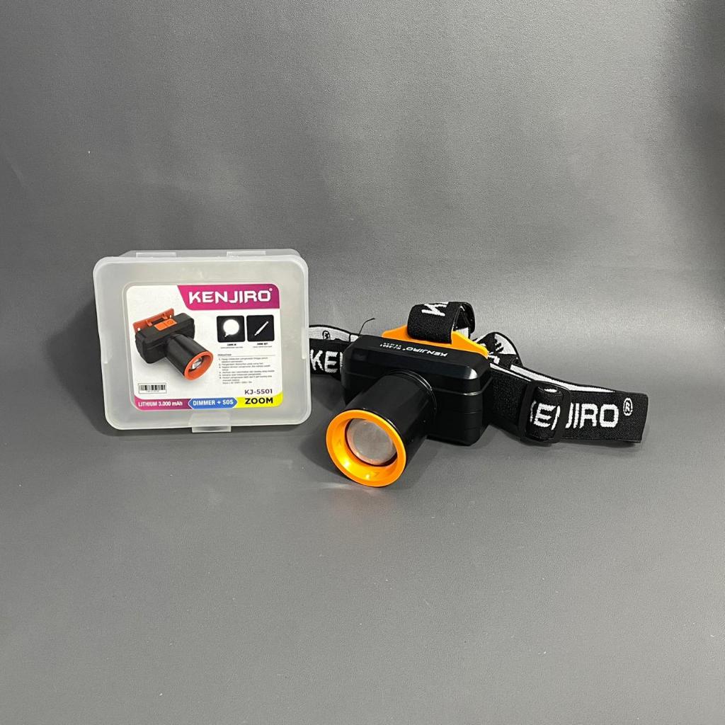 Headlamp Senter Kepala Zoom LED