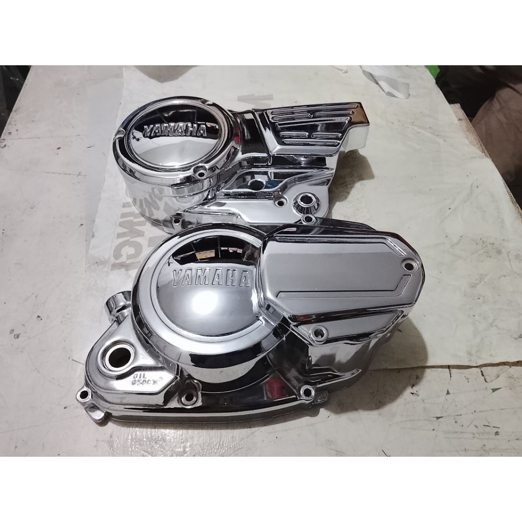 Blok Mesin MOTOR YAMAHA RX KING MASTER CHROME/ RX KING  COBRA CHROME ORI CABUTAN LIST YAMAHA TIMBULK
