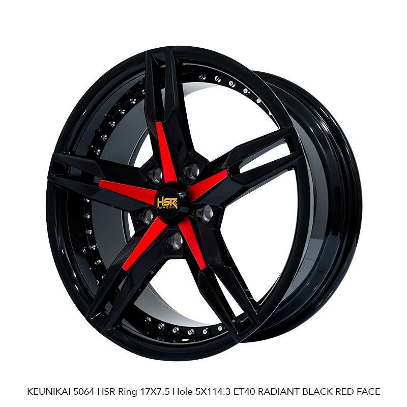 Velg mobil palang 5 ring17 buat mobil innova,xpander,rush,terios,innova,civic velg hsr keunikai r17.