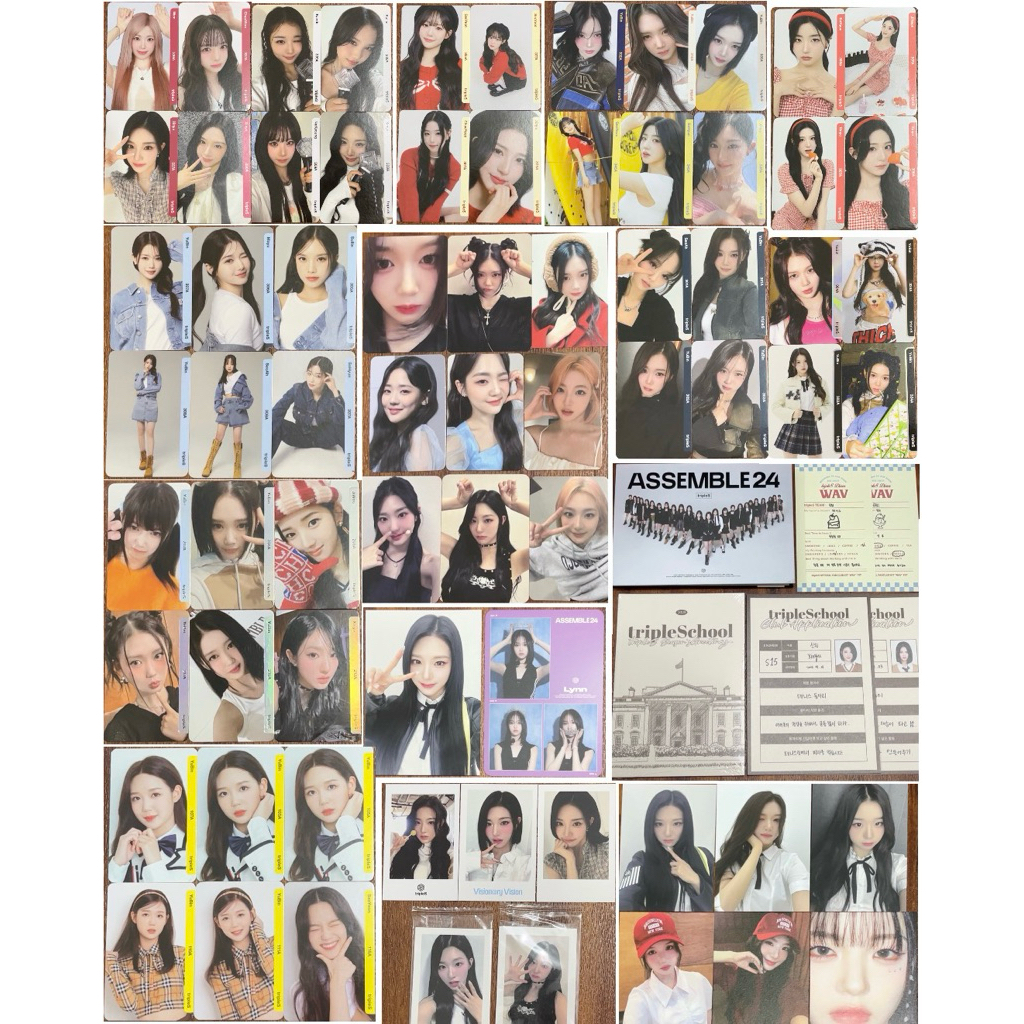 [Updated 4 DEC] tripleS objekt OMA xinyu kim chaewon kaede yubin hyerin jiwoo sullin seoah park sohy