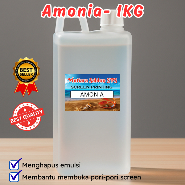 Amonia Cair Pembersih Screen Sablon – Pembuka Pori Screen / Pencuci Alat Sablon