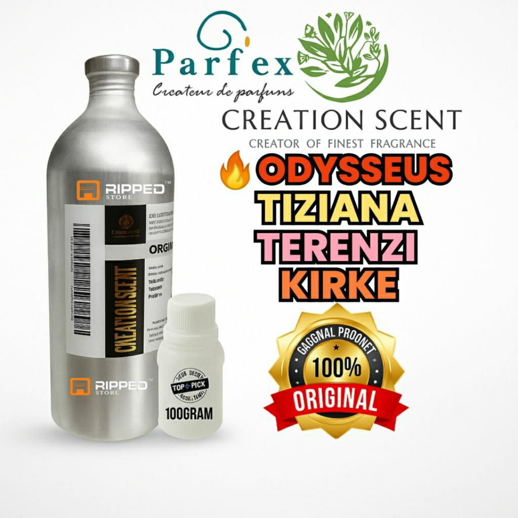 (100ML) ODYSSEUS BIBIT PARFUM MURNI TIZIANA TERENZI KIRKE BY CREATION SCENT ORIGINAL