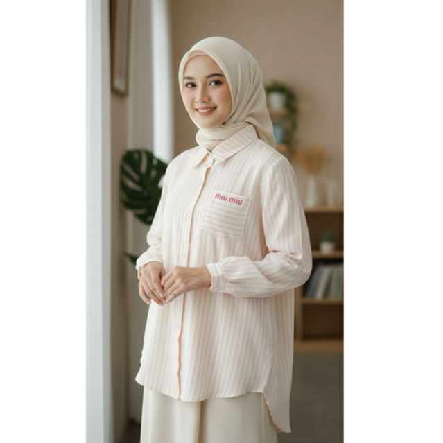 Kemeja Wanita MiuMiu