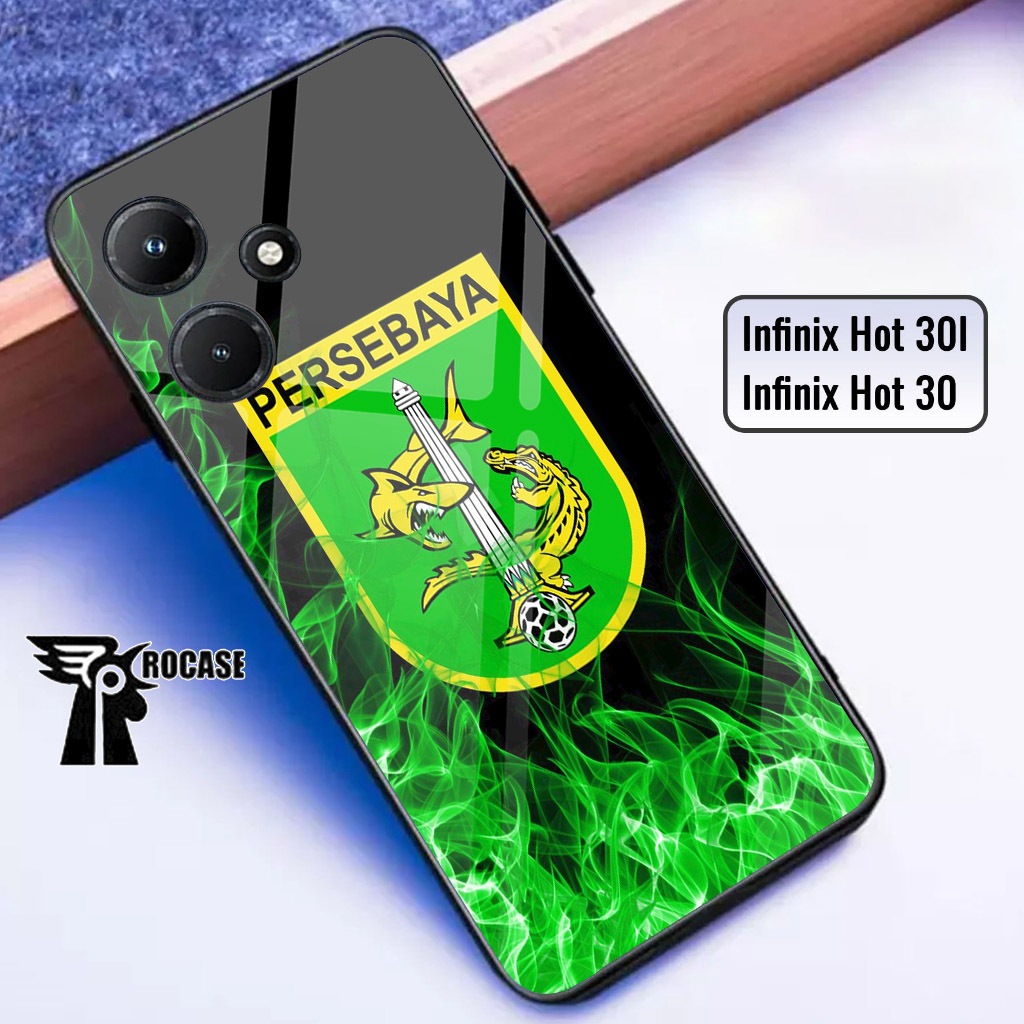 Case Infinix Hot 30i - Casing Hp Infinix Hot 30i Terbaru ( PERSEBAYA ) Softcase Hp Infinix Hot 30i -