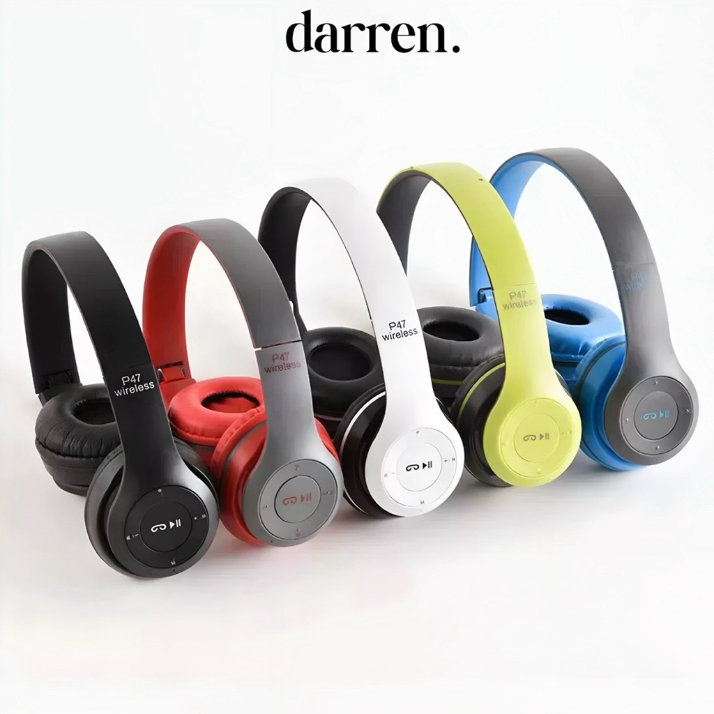 HEADPHONE Bluetooth Gaming Headset Wireless Pro Bass P47 headset Bluetooth p47 headset bluetooth