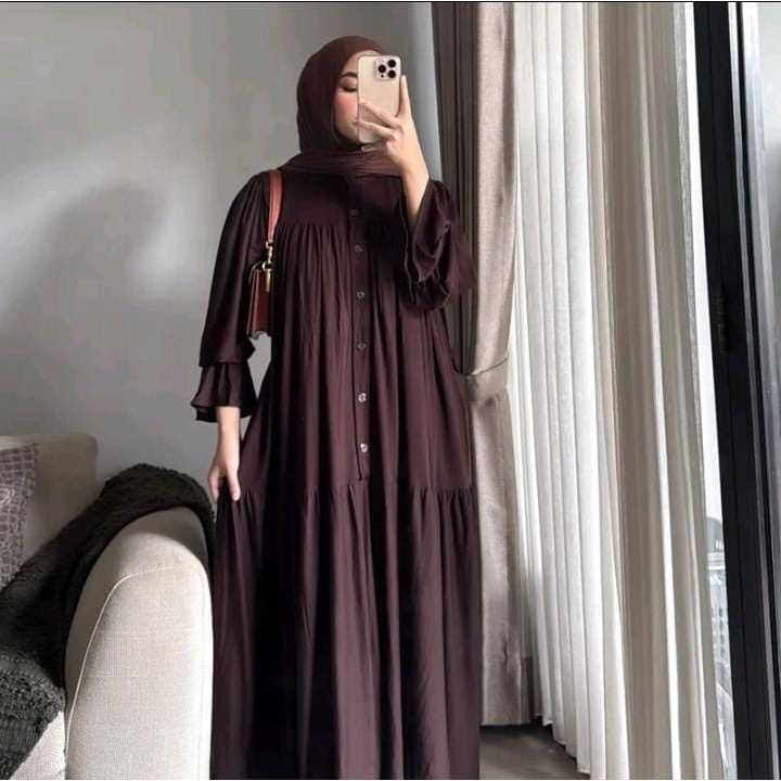 NASHA MIDI DRESS ZAFIRA SET SERIES RAYON PREMIUM