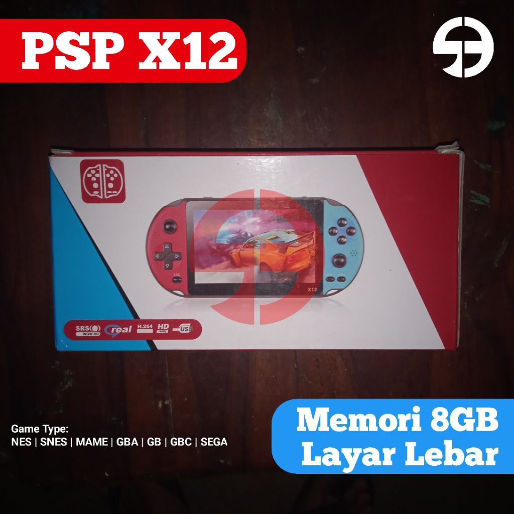 PSP X12 RETRO HANHELD CONSOLE | KONSOL GAME RETRO KLASIK | RETRO HANHELD CLASSIC GAMES