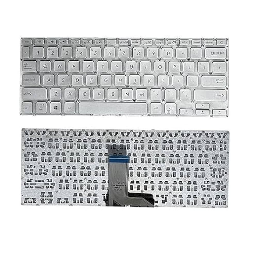 Keyboard Asus Vivobook A1400 A1400E A1400EA A1400K A1400KA - Silver Backlight
