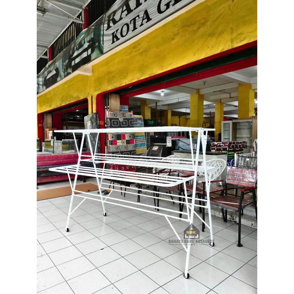 Jemuran Baju Jemuran Lipat Roda Jemuran Besi Jemuran Baju Lipat Jogja