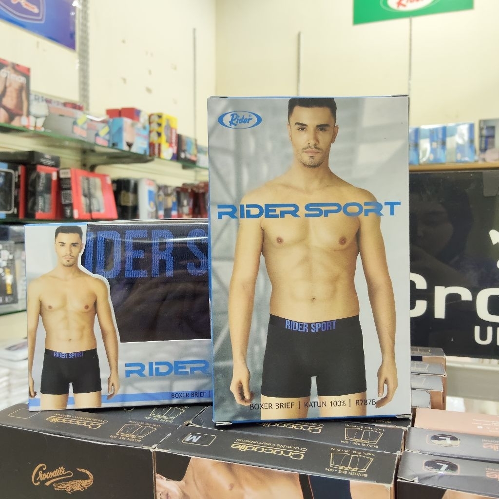 RIDER Boxer/ Celana Dalam Pria Rider 553095 [1pc}.