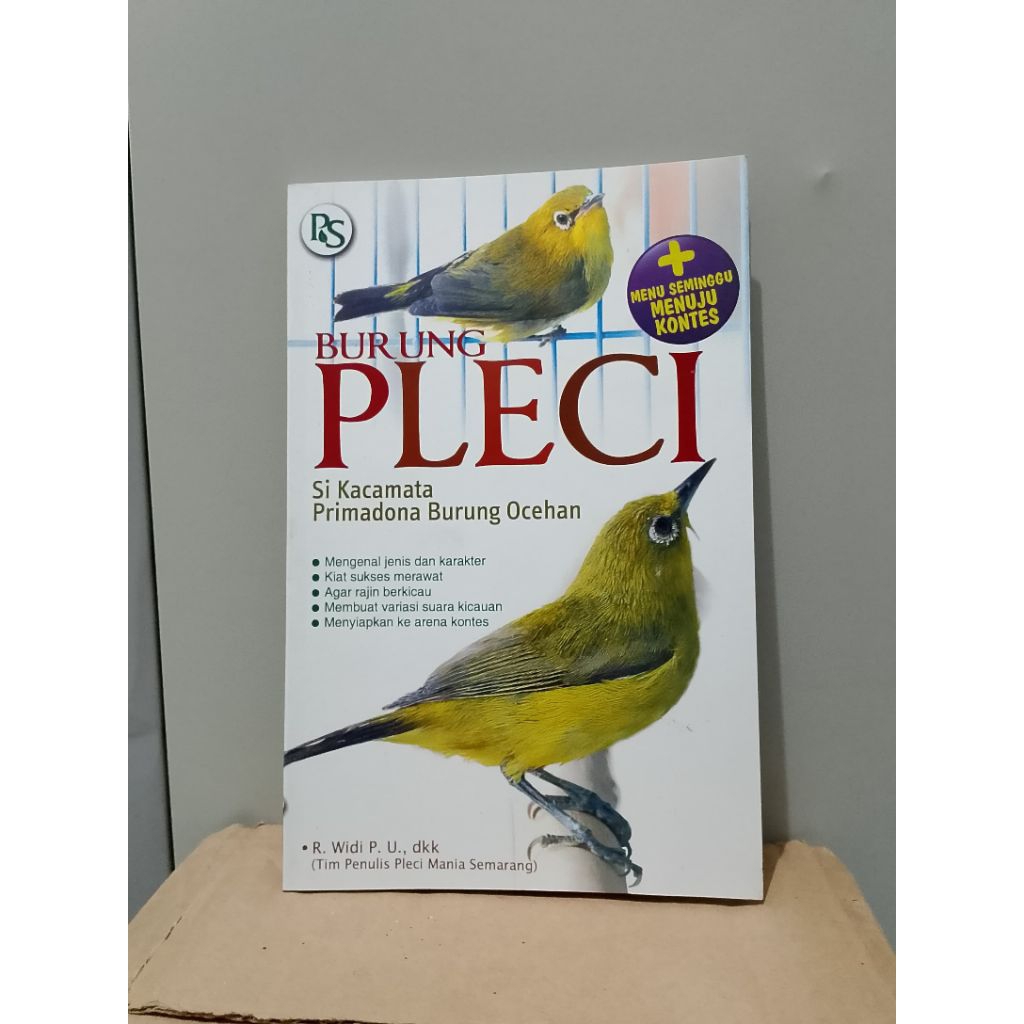 BUKU BURUNG PLECI SI KACAMATA PRIMADONA BURUNG OCEHAN