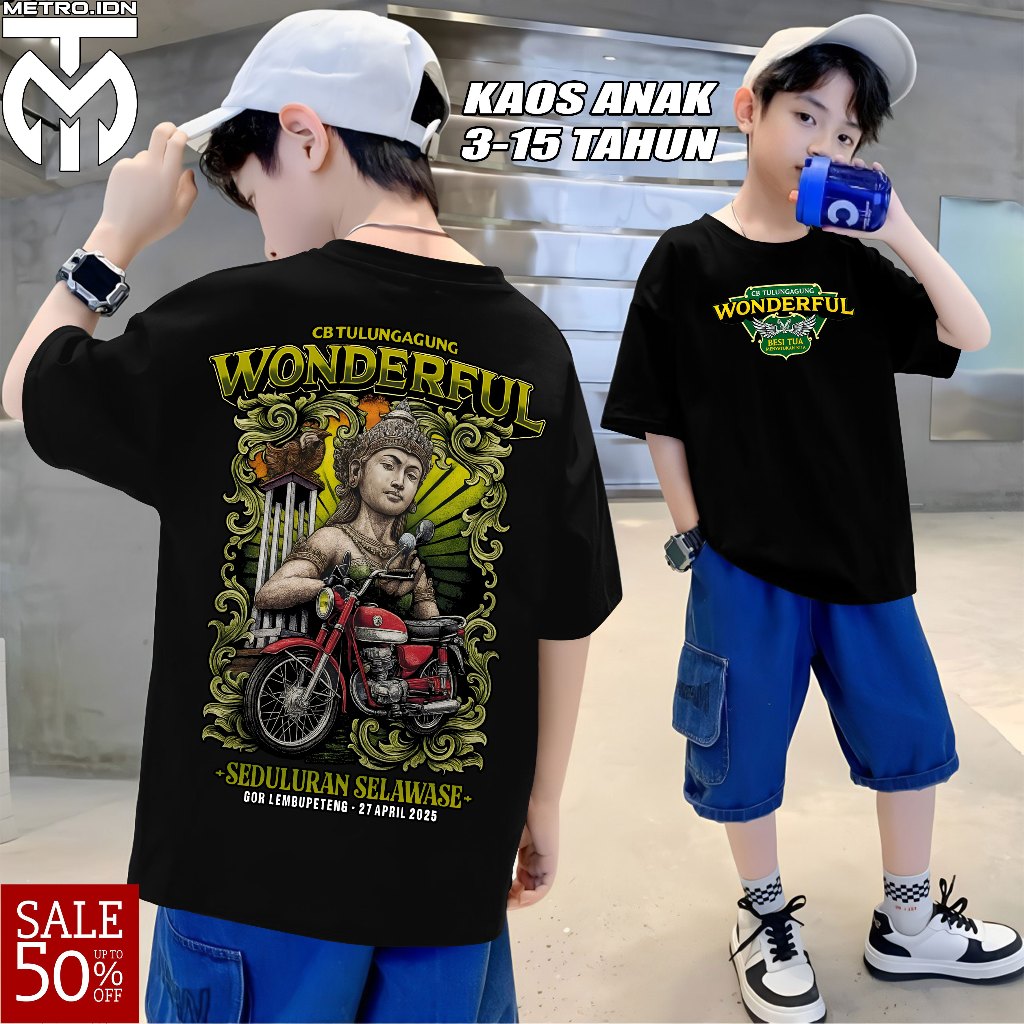 Kaos ANAK ACARA WONDERFUL CB TULUNGAGUNG 2025