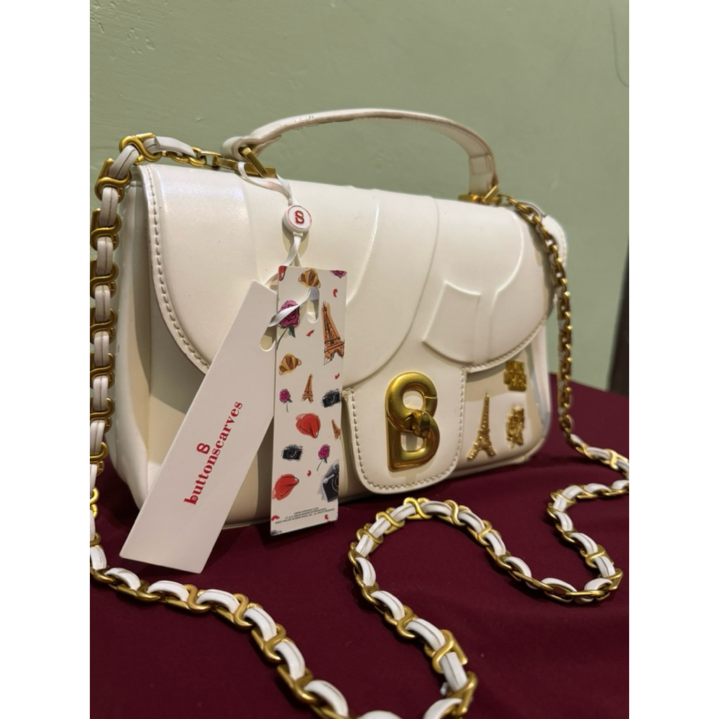 Emily Alma Flap Bag Medium Buttonscarves