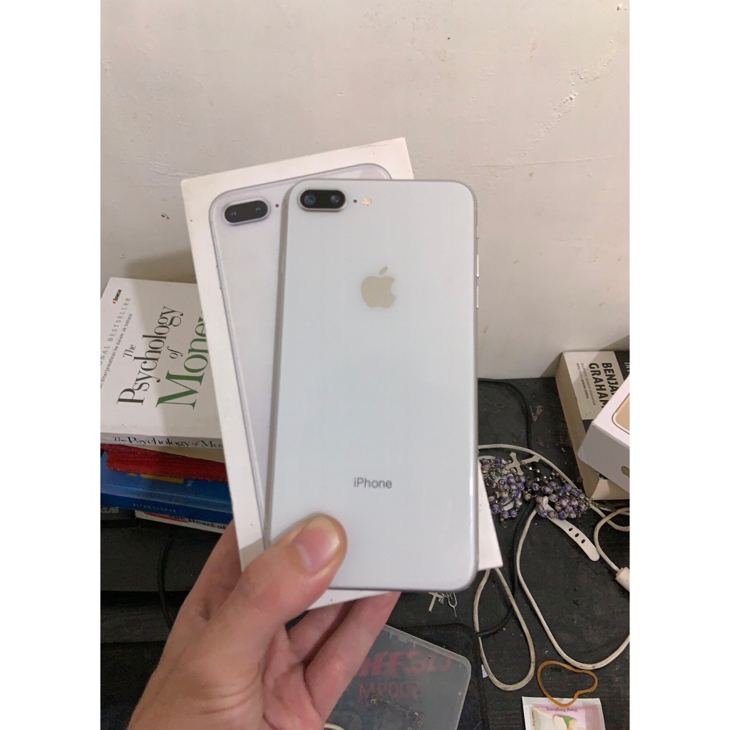 Iphone 8 Plus 64GB Silver Second Fullset