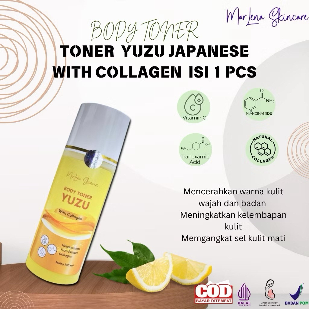 YUZU toner badan with collagen