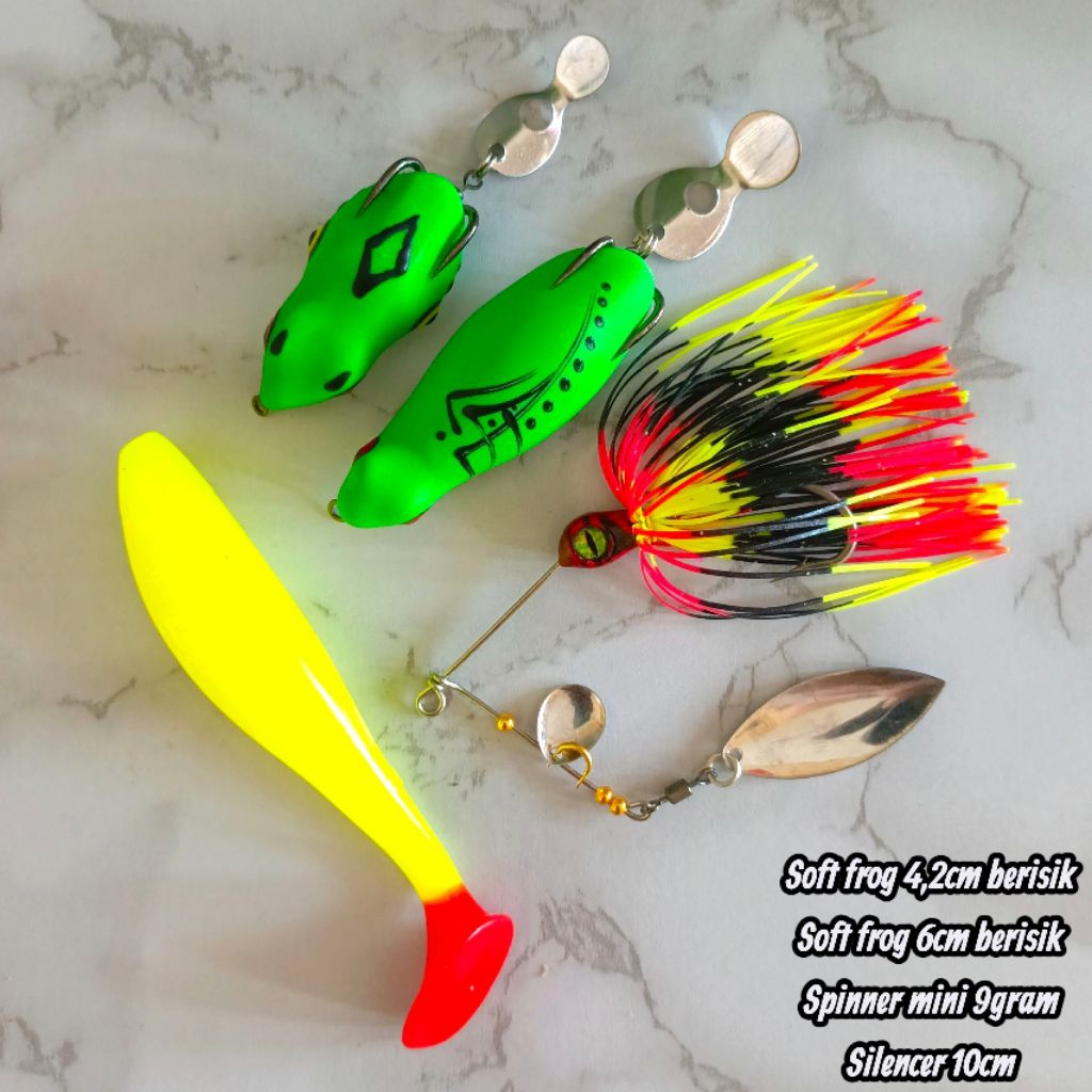 4PCS UMPAN CASTING GABUSAN UNTUK BABAON DAN KOCOLAN