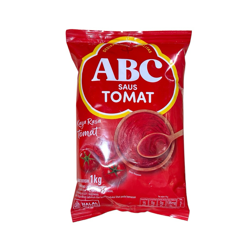 ABC Saus Tomat 1 Kg / Saos Tomat Pillow 1 Kg