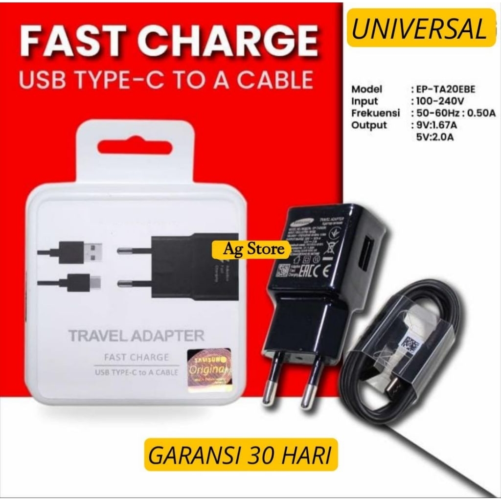 Charger Samsung Galaxy Fold Samsung A03 A03s Ori 100% Casan Samsung Fast Charging USB C