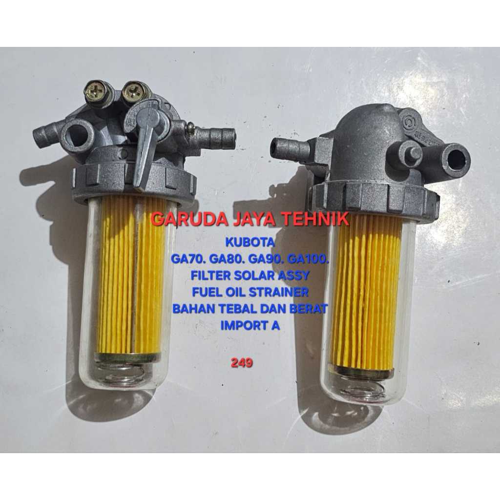 Mesin KUBOTA GA70 GA80 GA90 GA100. Filter solar assy GA70 GA80 GA90 GA100. Fuel oil strainer GA70 GA