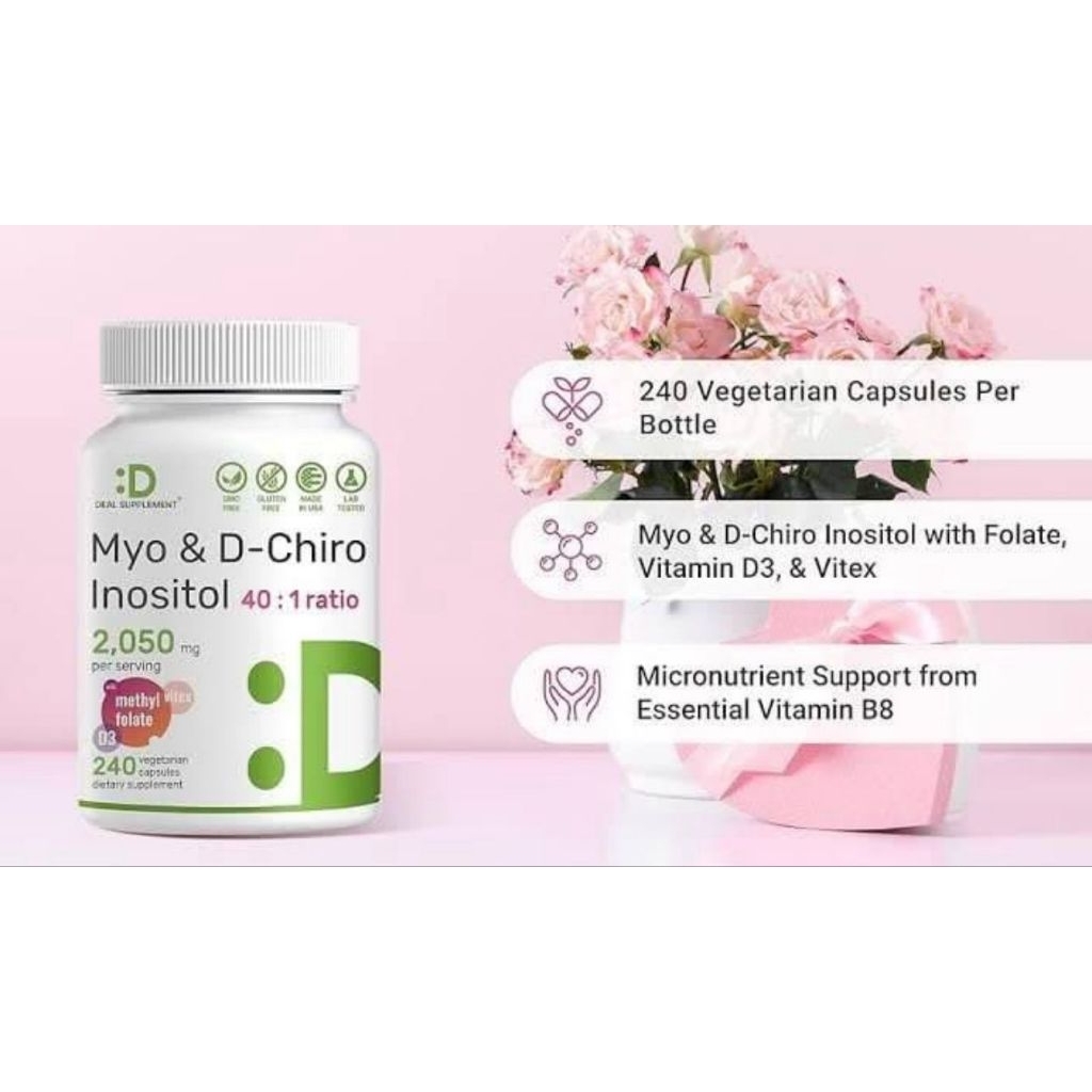 Deal Supplement Myo-Inositol & D-ChiroInositol PCOS PROMIL