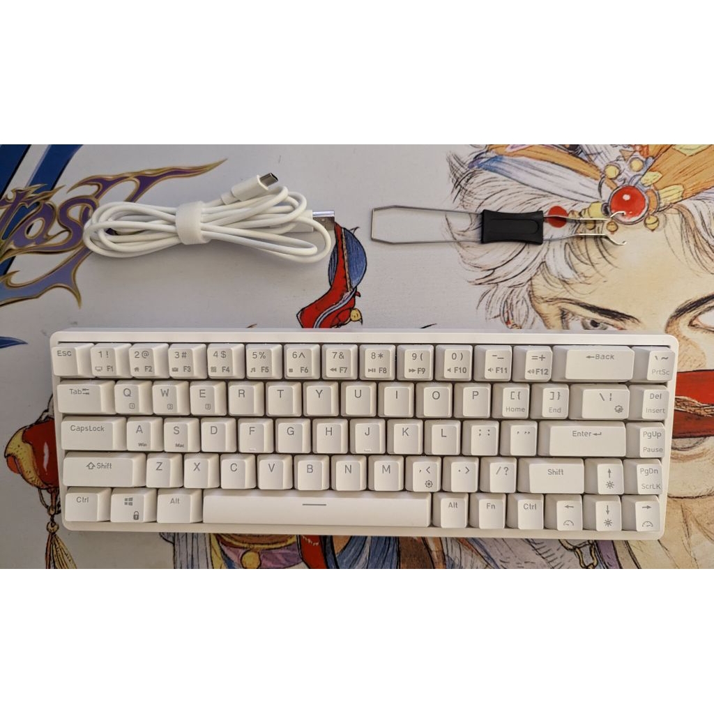 Keyboard Mechanical RK 68 Putih