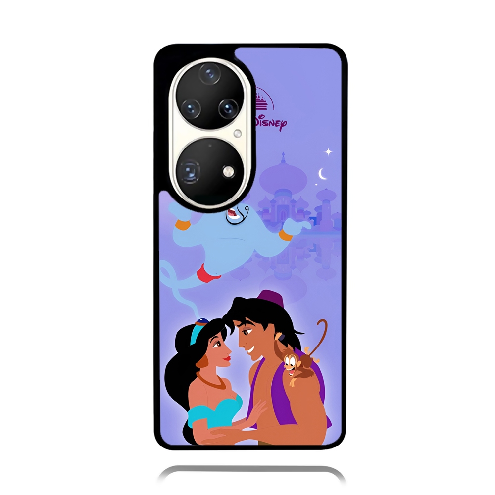 Case Phone Huawei P70 P60 P50 P40 P30 P20 PRO TPU Rubber Custom Softcase Aladdin and Jasmine Disney