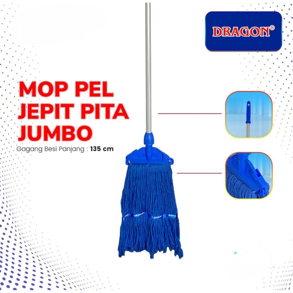 Mop pel jepit/pel lantai jepit jumbo dragon