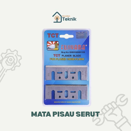 Fujiyama Mata Pisau Serut Kayu Planer Blade TCT