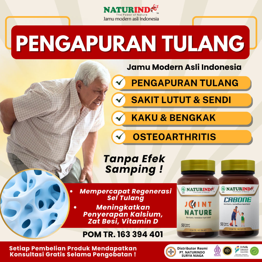 Obat Herbal Joint Nature Nyeri Sendi Osteoporosis || Obat Nyeri Sendi Lutut Herbal Joint Nature