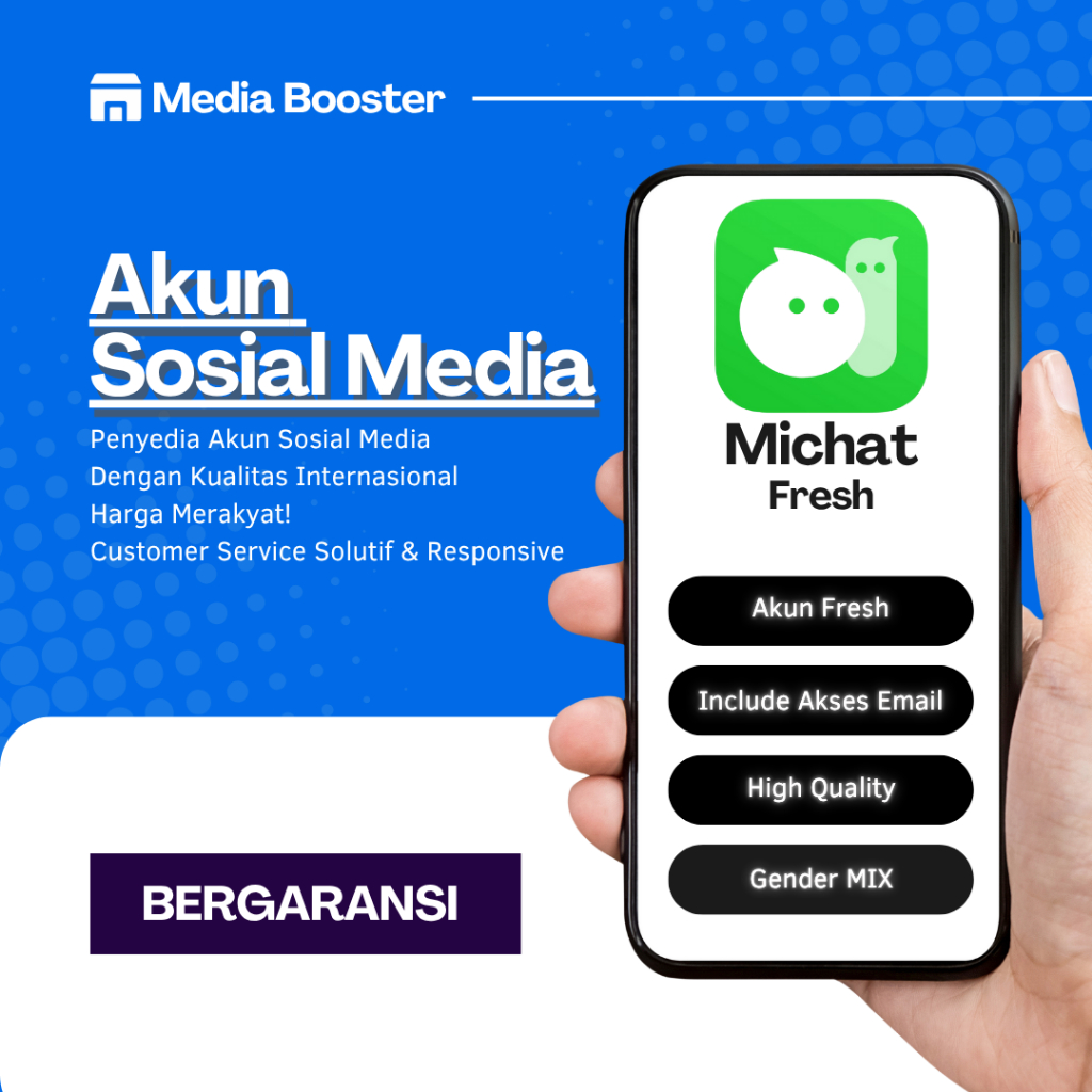 AKUN MICHAT FRESH | INCLUDE AKSES EMAIL