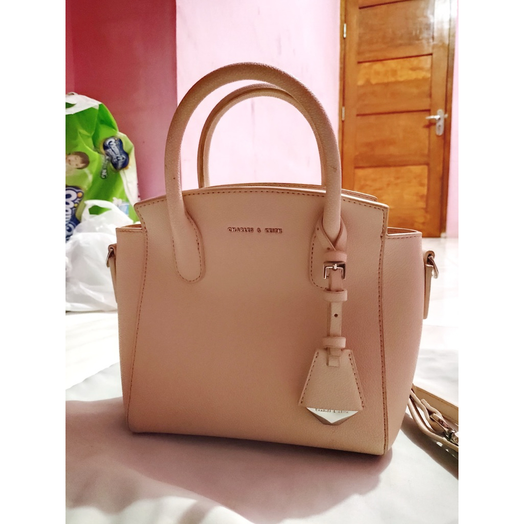 TAS Charles & Keith Pink Original Store