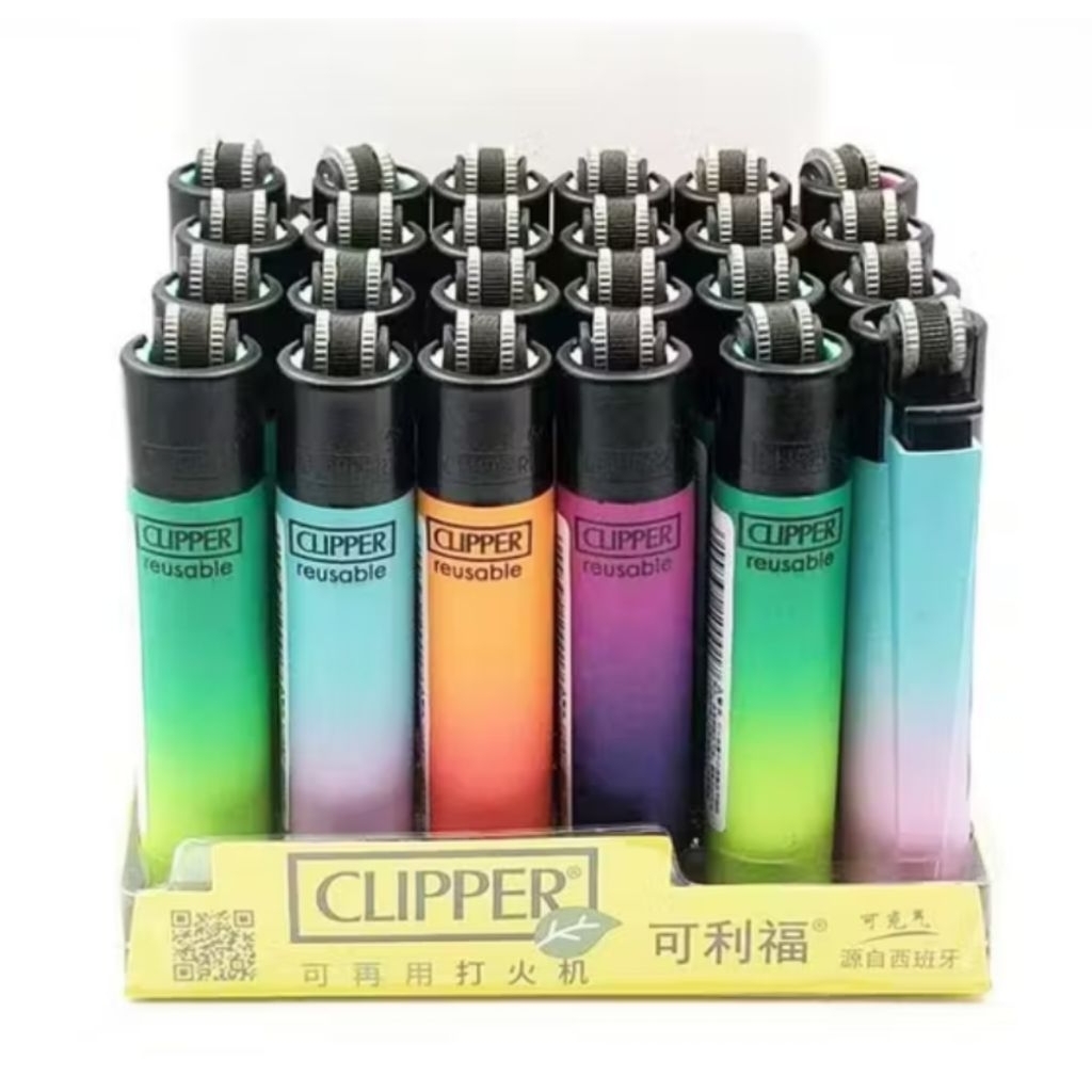 korek api clipper pelangi