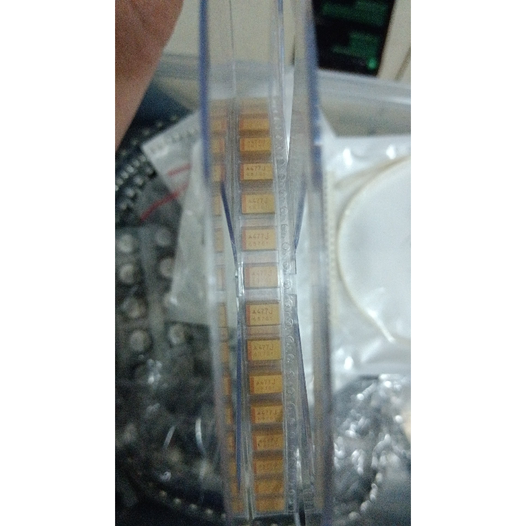 7044 kapasitor elco tantalum 470uf 470 uf 477j 477 16v 16volt 16 volt smd tempel