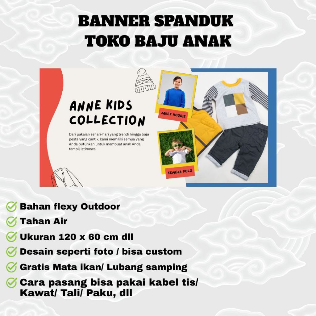 BANNER/SPANDUK/MMT TOKO BAJU ECOGREEN