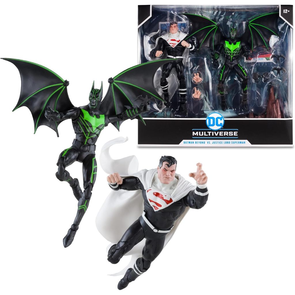 Mcfarlane Toys - Dc Multiverse Batman Beyond Vs. Justice Lord Superman 7In Action Figure 2Pk