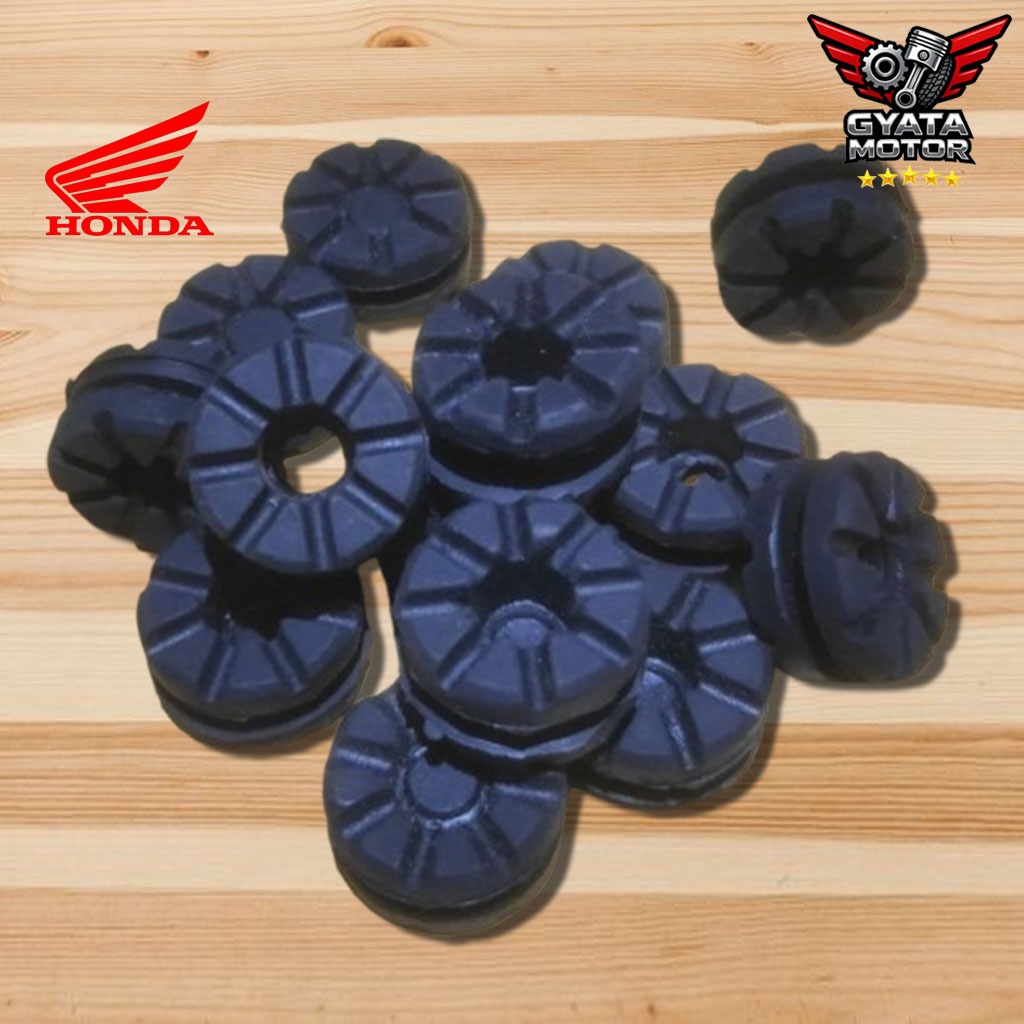 Karet Gromet Dudukan Lampu Belakang Stoplamp Bulat Universal Honda Motor Tiger Megapro CS1 Grand Leg