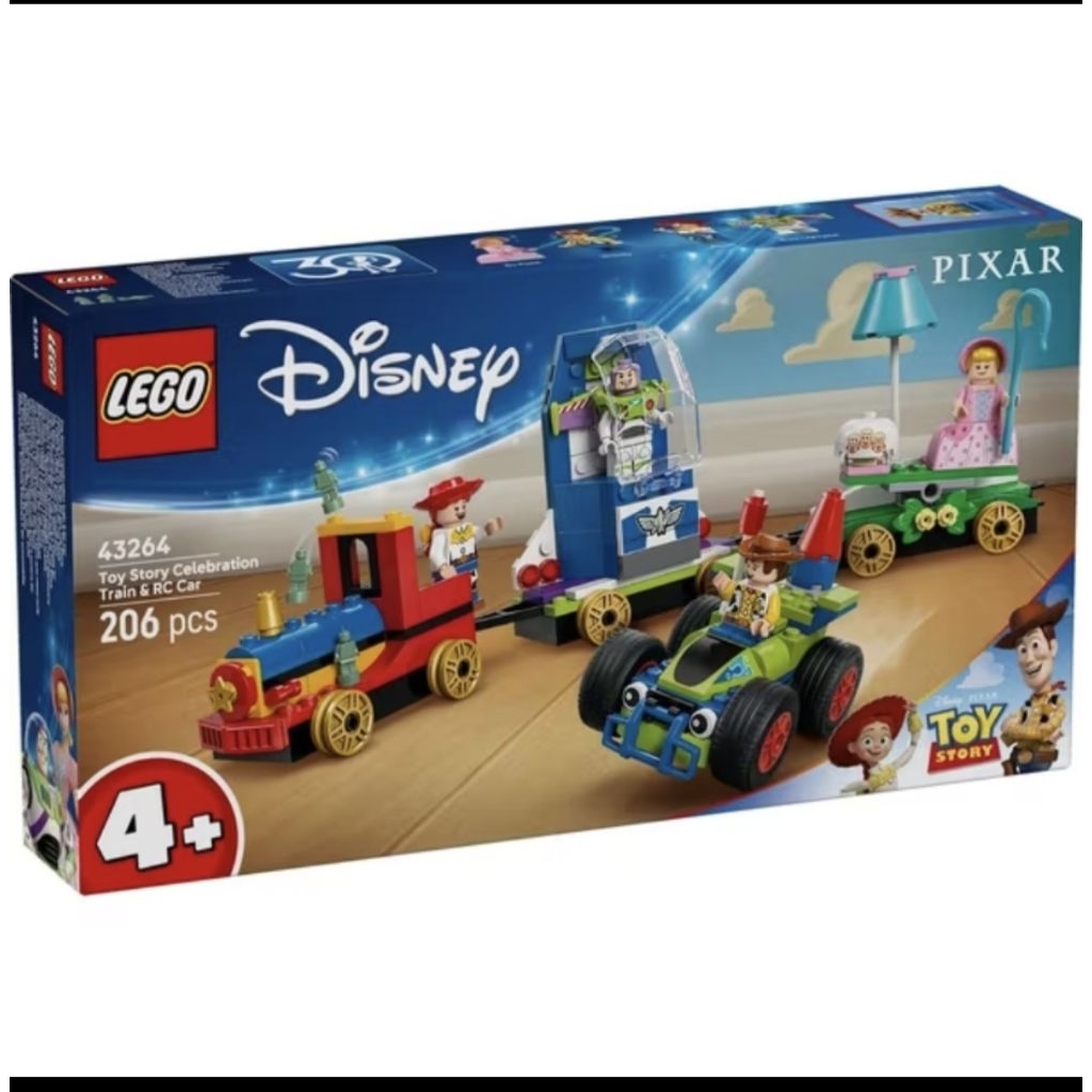 Lego Disney Pixar 43264 Toy Story Celebretion Train & RC Car 206 pieces Building Block