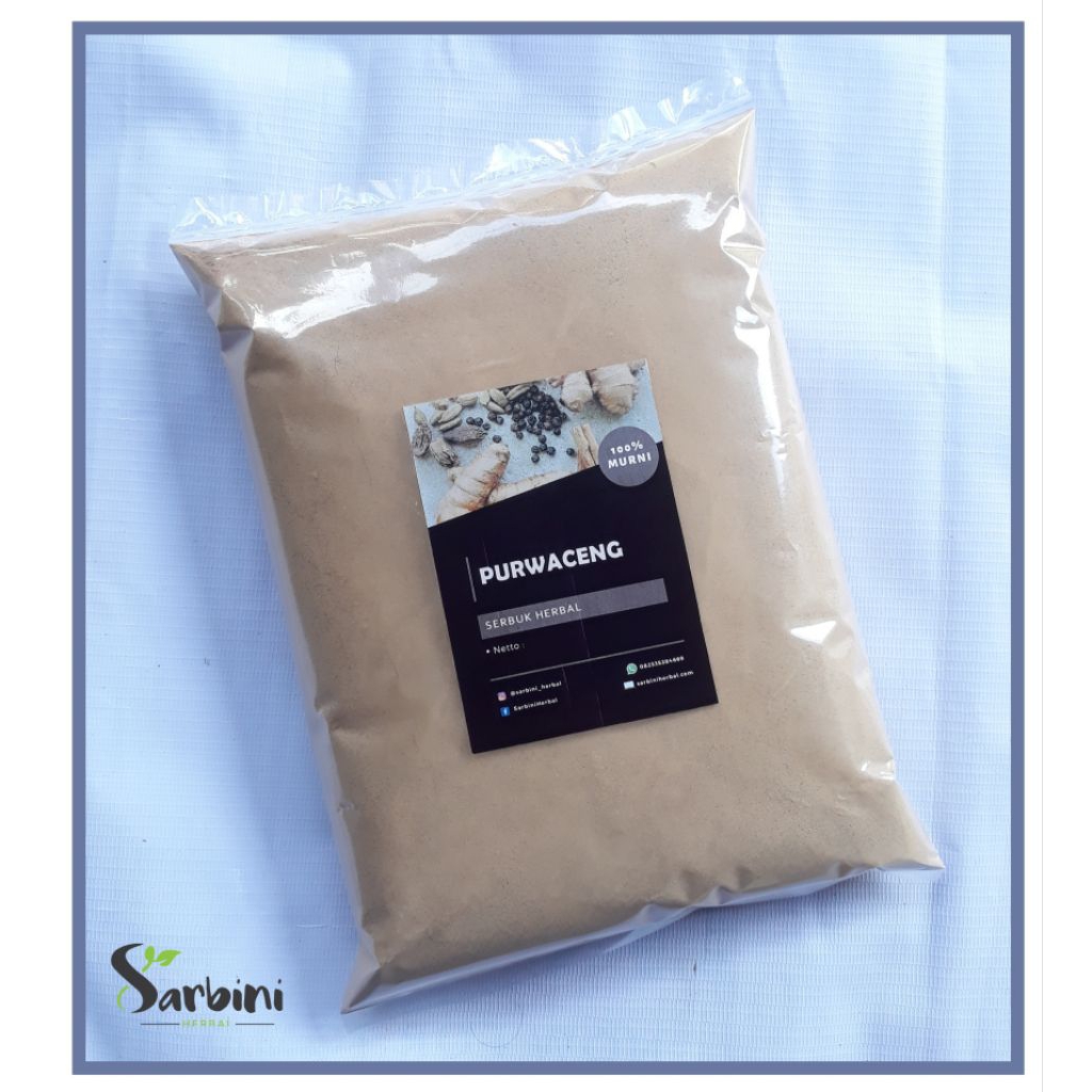 Purwaceng/Purwoceng Bubuk / Serbuk Purwaceng Asli Murni 1 kg /500 gram