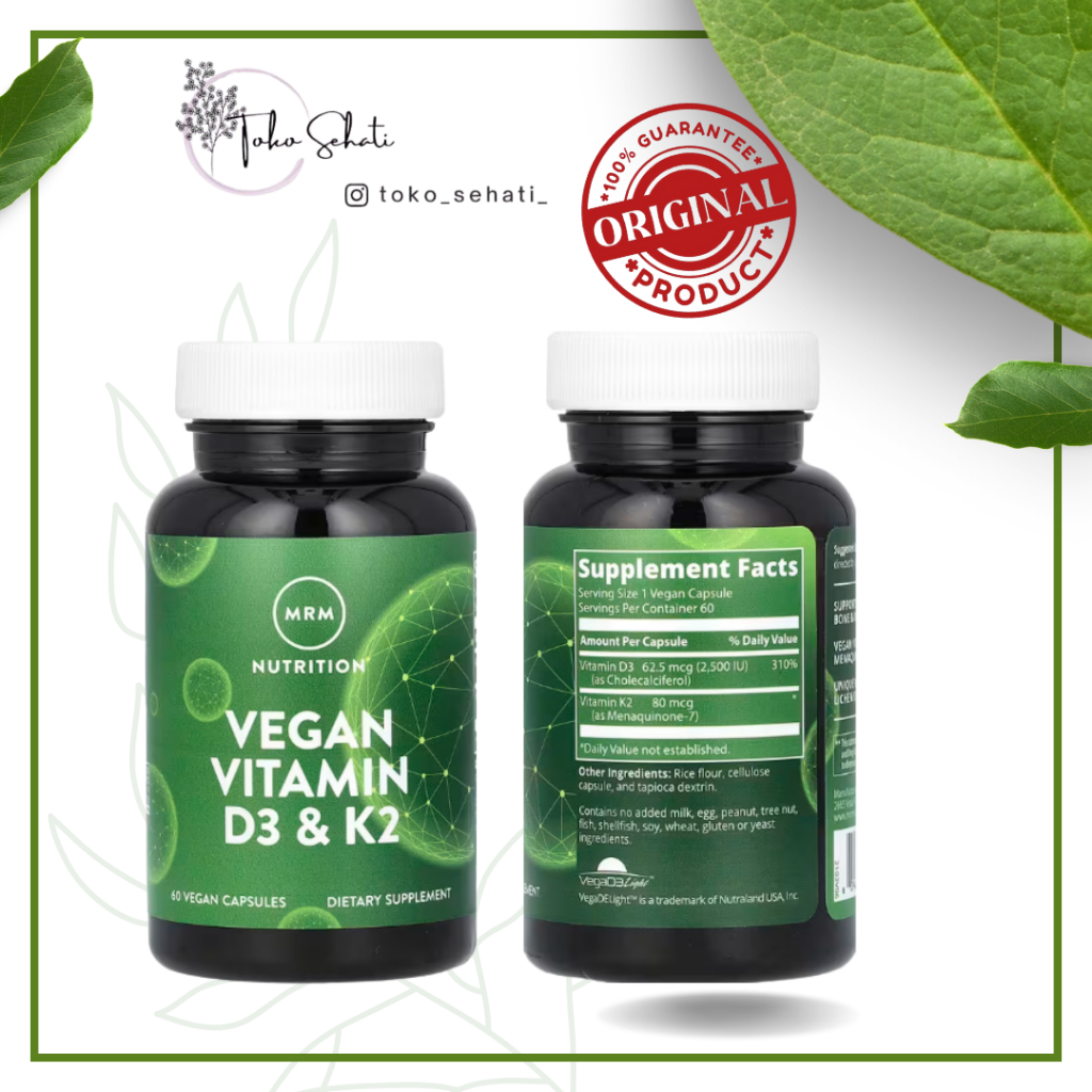MRM Nutrition Vegan Vitamin D3 & K2