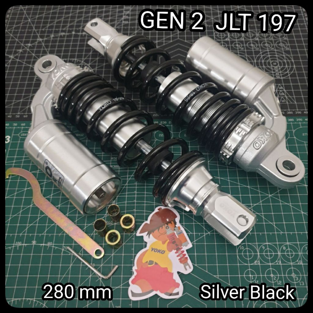 Shockbreaker Shock YOKO JLT 197 gen 2 Aerox Ceper 280mm