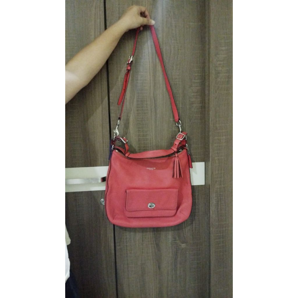 COACH Hobbo Legacy Courtenay - Pink Leather