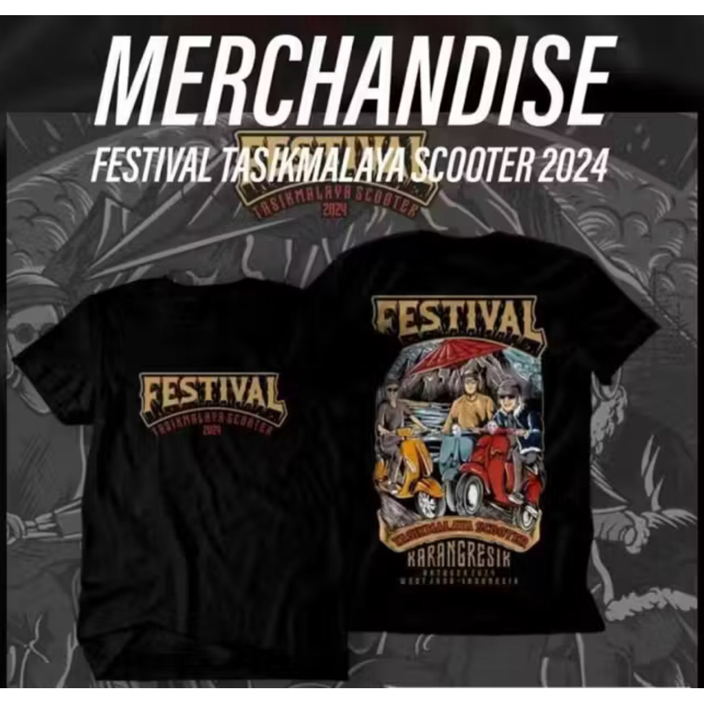 Kaos Vespa Event Taunan cuci gudang