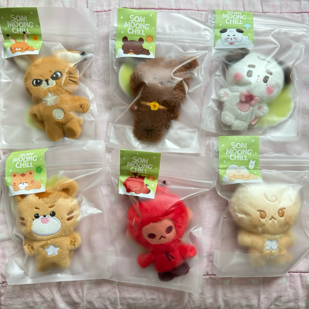 NCT 127 SOM MOONG CHILL KEYRING DOLL 10 cm MARK HAECHAN DOYOUNG JUNGWOO JOHNNY YUTA OFFICIAL SEALED