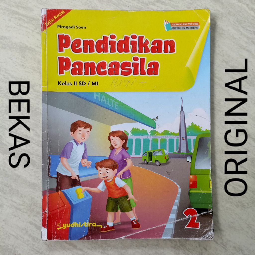 ( BUKU BEKAS ) ( ORIGINAL ) PPKN PKN Pendidikan Pancasila kelas 2 II SD MI Penerbit Yudhistira Yudis