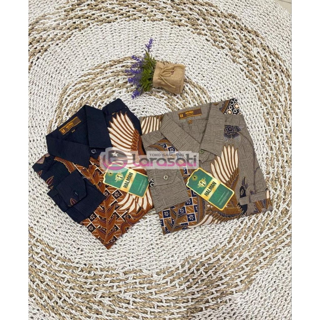 Kemeja batik HALMAN lengan panjang