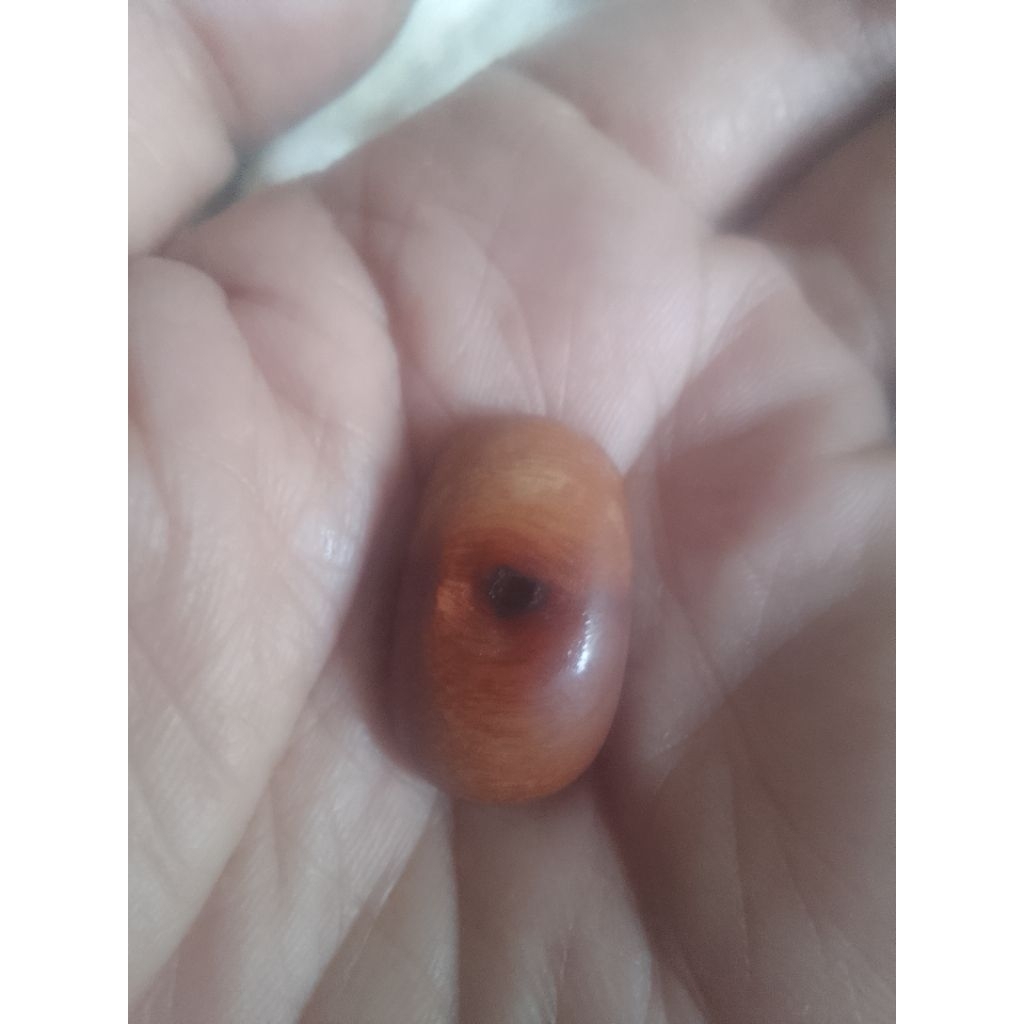 mata cincin unik antik galih kayu stigi combong alami