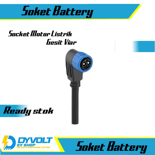 Soket Battery Motor Listrik Gesit Viar