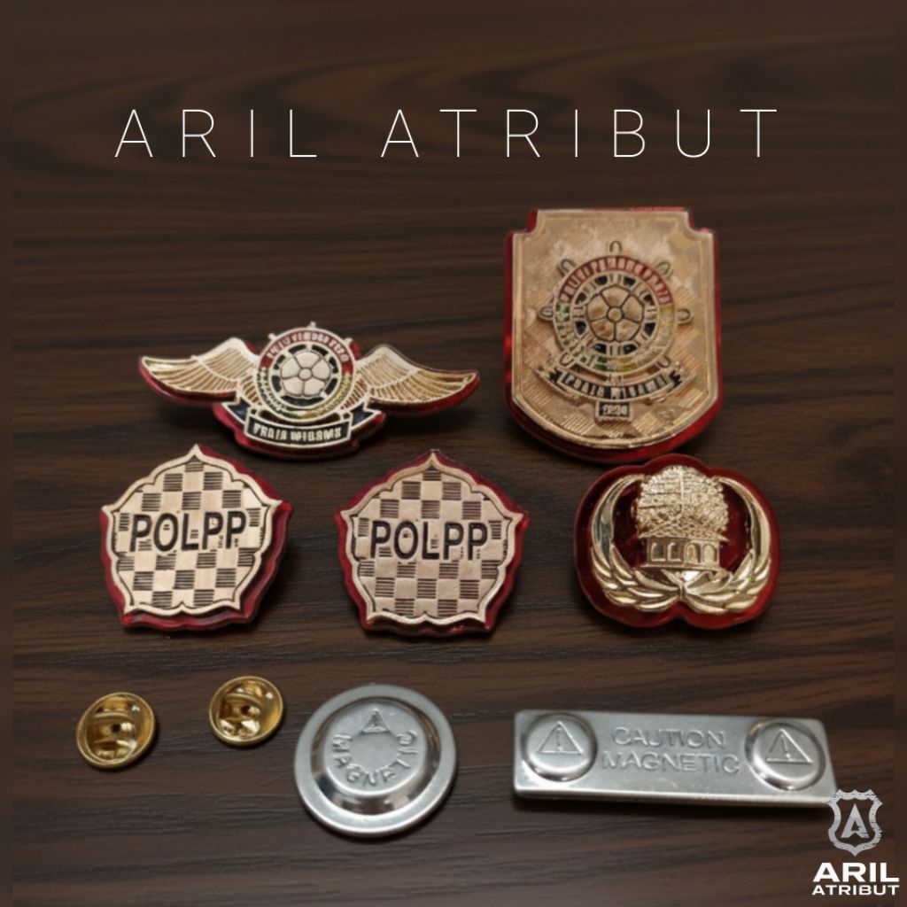 ATRIBUT SATPOL PP /PIN POL PP /KEWENANGAN POL PP /WING POL PP /MONOGRAM POL PP /PIN KORPRI