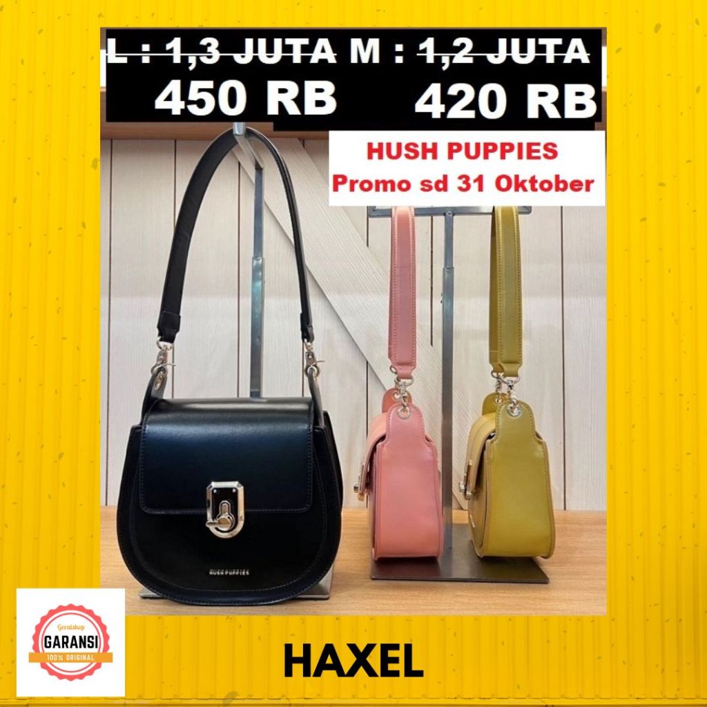 Tas Slingbag Wanita hush puppies ori seri HAXEL hushpuppies SALE