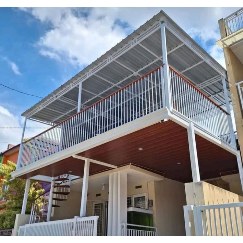 Kanopi Mezzanine balkon~ kanopi minimalise